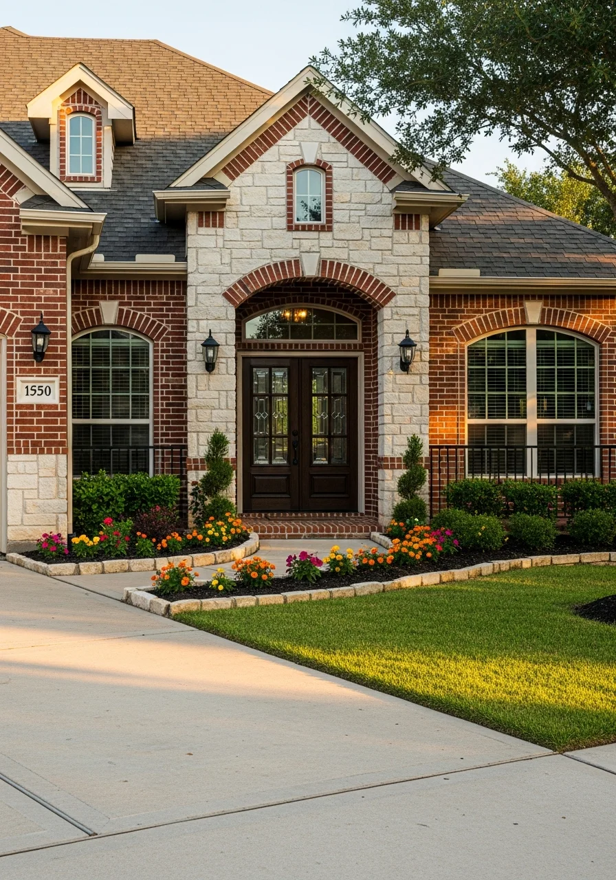 Schertz home exterior showing typical suburban Texas architecture and well-kept residential setting.